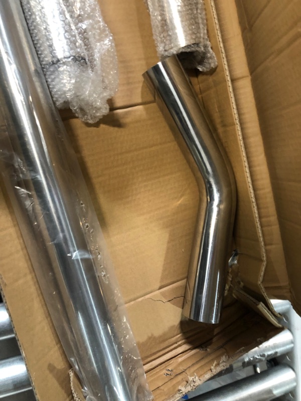 Photo 4 of FGJQEFG 2.25 Inch DIY Custom Mandrel Exhaust Pipe Tube Pipe, 40 Inch Straight Pipe, 