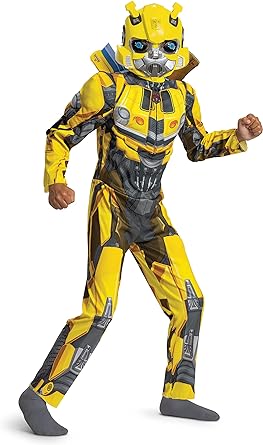 Photo 1 of Disguise Transformers Rise of the Beasts Boy's Bumblebee Costume size S 4-6