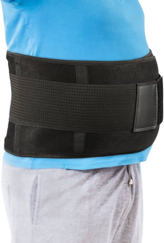 Photo 1 of Back Brace Lumbar Back Support Belt for Lower Back Pain Relief - Waist Trainer Belt for Men and Women -