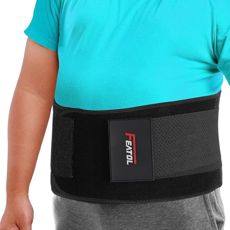 Photo 1 of 4XL Lumbar Support Belt for Men Heavy Lifting Work, Back Brace for Lower Back Pain