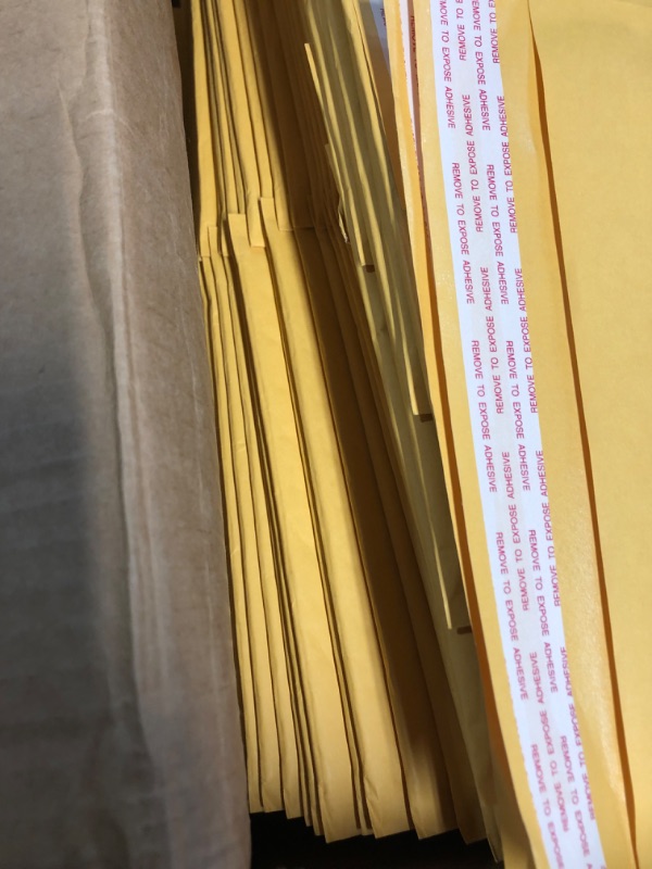 Photo 3 of SALES4LESS #2 8.5x12 Inches Kraft Bubble Mailers Shipping Padded Envelopes Pack of 100, Gold (KBM8512-100)