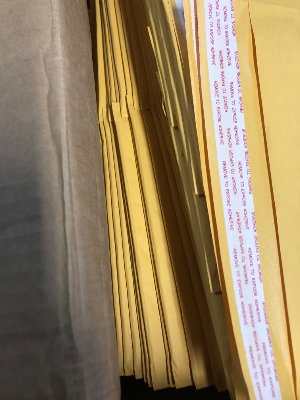 Photo 2 of SALES4LESS #2 8.5x12 Inches Kraft Bubble Mailers Shipping Padded Envelopes Pack of 100, Gold (KBM8512-100)