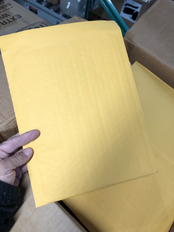 Photo 4 of SALES4LESS #2 8.5x12 Inches Kraft Bubble Mailers Shipping Padded Envelopes Pack of 100, Gold (KBM8512-100)