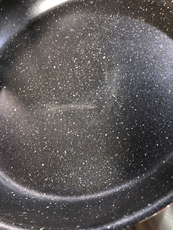 Photo 4 of * see images for damage * 
Granitestone Nonstick 14” Frying Pan with Lid 