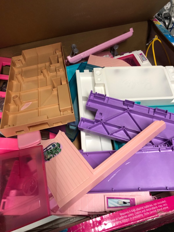 Photo 2 of Barbie DreamHouse Dollhouse with 70+ Accessories, Working Elevator & Slide