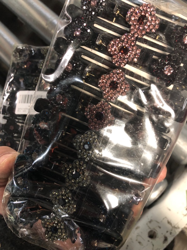 Photo 1 of 32PCS Sparkling Crystal Stone Braided Hair Clips