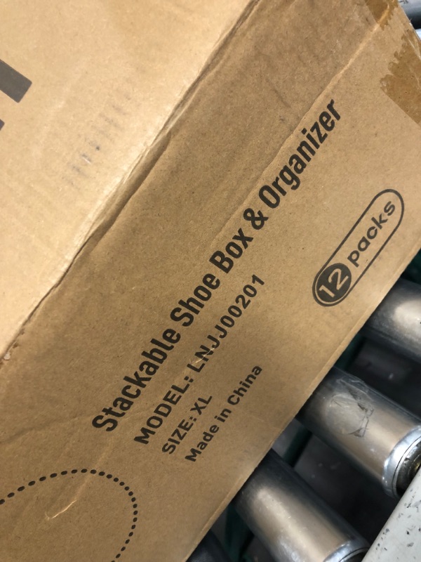 Photo 1 of SALA X-Large 12 Pack Shoe Storage Box with Magnetic Door,