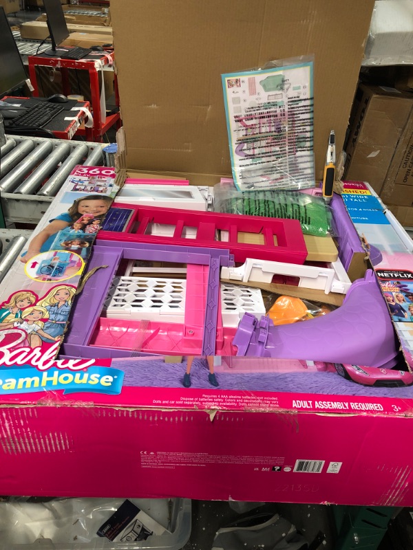 Photo 2 of Barbie Dreamhouse, Doll House Playset with 70+ Accessories