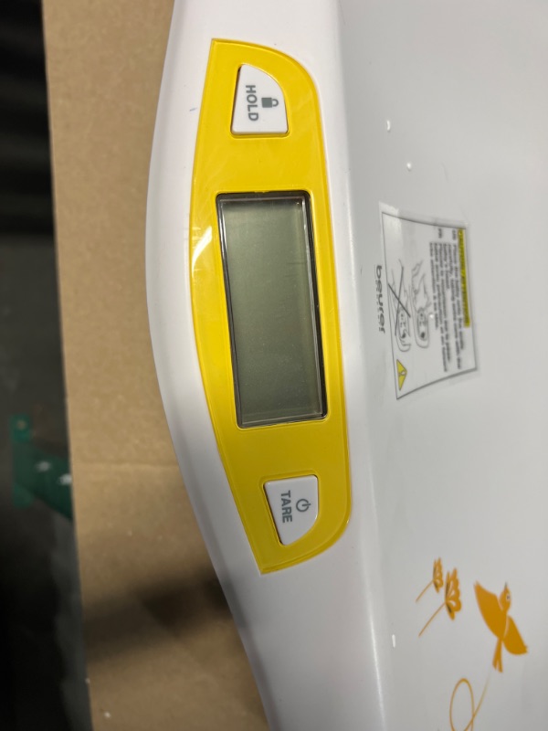 Photo 1 of Beurer BY80 Digital Baby Scale, Infant Scale for Weighing in Pounds, Ounces, or Kilograms up to 44 lbs, Newborn Scale with Hold Function, Pet Scale for Cats and Dogs