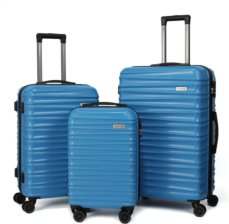 Photo 1 of * not expandable * 
MIAZIB Luggage set Suitcase set hard Shell Luggage sets Suitcases with Wheels set 3 Piece Luggage 