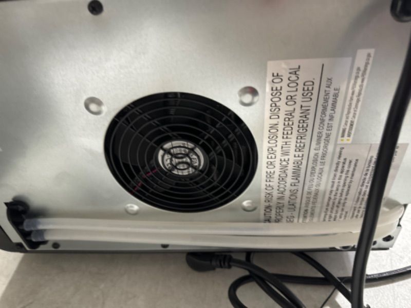 Photo 1 of ***PARTS ONLY READ NOTES*** 
Countertop Nugget Ice Maker, Front-Loading Pebble Ice Maker Machine, 30lbs Per Day