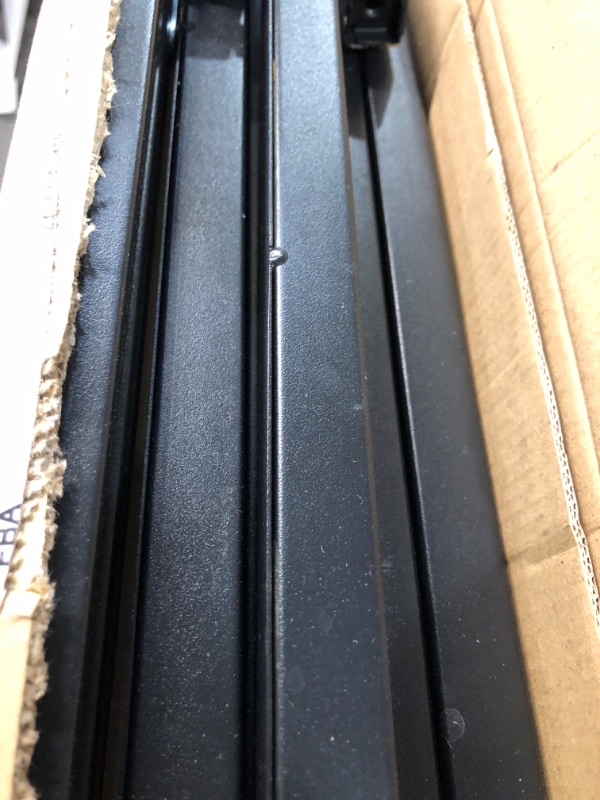 Photo 3 of Yakpho Heavy Duty Slide-in Folding A-Frame Sidewalk Sign 24x36Inch Black Coated Steel Metal Double-Sided Pavement Sign24x36 inch (24X36 inch Black)