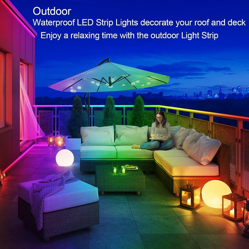 Photo 1 of  Outdoor LED Strip Lights Waterproof 1 Roll