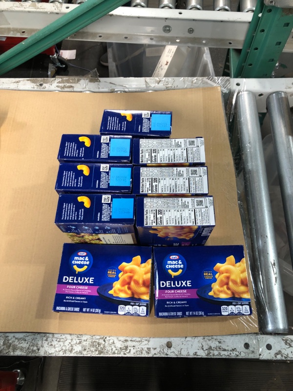 Photo 3 of * SEE NOTES *Kraft Macaroni & Cheese Deluxe Four Cheese (Pack of 9)