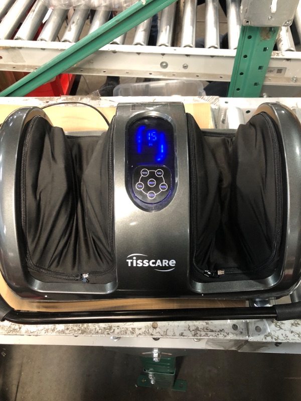 Photo 5 of (READ NOTES) TISSCARE Shiatsu Massage Foot Massager Machine - Improves Blood Flow Circulation, Deep Kneading & Tissue with Heat /Remote, Neuropathy, Plantar Fasciitis, Diabetics, Pain Relief Upgrade Gray