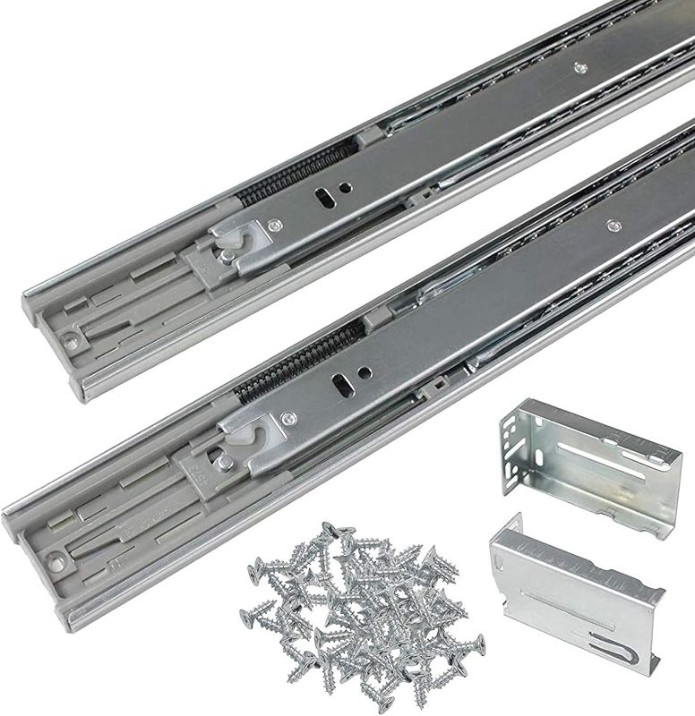 Photo 1 of 20-Inch Rear/Side Mount Soft Close Drawer Slides