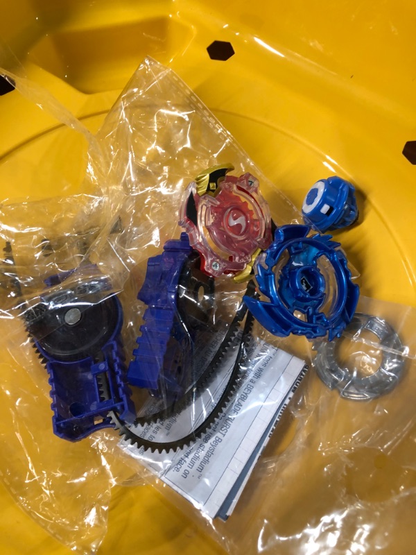 Photo 4 of Beyblade Burst Epic Rivals Battle Set – Complete Set with Beyblade Burst Beystadium, Battling Tops, and Launchers 