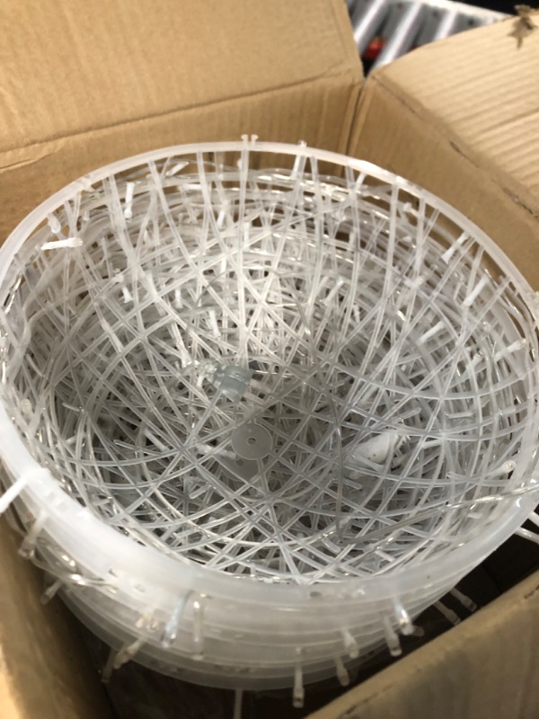 Photo 2 of * not functional * sold for parts * repair *
Retisee 4 Pcs Globe Rattan Ball String Lights Hanging Tree Lights, 13.1 Feet 40 LED Warm White Fairy Lights 