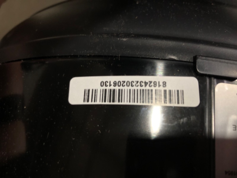 Photo 3 of ***MAJOR DAMAGE - DENTED - BOTTOM CRACKED - POWERS ON - UNABLE TO TEST FURTHER***
Instant Pot Pro 10-in-1 Pressure Cooker, Slow Cooker, Rice/Grain Cooker, Steamer, Sauté, Sous Vide, Yogurt Maker, Sterilizer