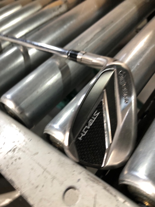 Photo 2 of (READ FULL POST) TAYLORMADE GOLF STEALTH IRON SET LEFT CARBON STEEL STIFF 4-P,A