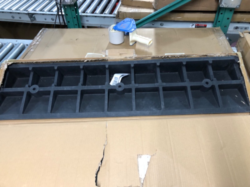 Photo 1 of 4" Rise Rubber Curb Ramps Heavy Duty Driveway Curb Ramp 17000 Lbs Car Slope Ramp 39.4x9.8x4inch (1)0