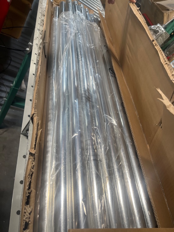 Photo 1 of 7 BOX SET//UNKNOWN MISSING ITEMS//PARTS ONLY NONREFUNDABLE*40 ft. x 20 ft. White Large Outdoor Carport Canopy Party Tent