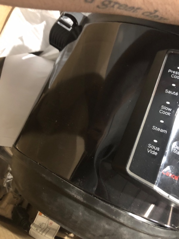 Photo 6 of **MAJOR DAMAGE**
Instant Pot Pro Crisp 11-in-1 Air Fryer and Electric Pressure Cooker Combo