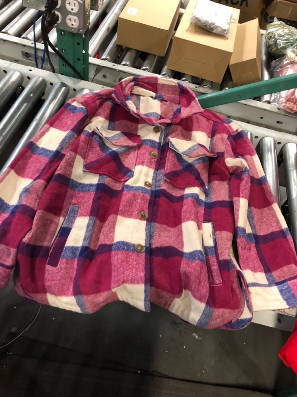 Photo 1 of PLAID JACKET LARGE 