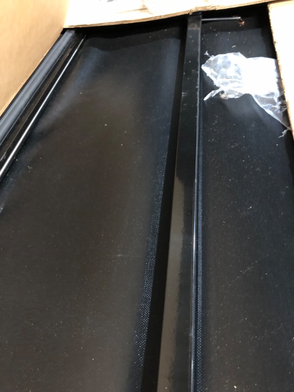 Photo 2 of ***MISSING MOUNTING HARDWARE - FOR UNKNOWN MAKE AND MODEL***
YITAMOTOR Soft Tri Fold Truck Bed Tonneau Cover, Black, Retractable