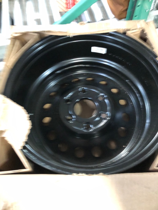Photo 1 of Dorman 939-186 17 x 7.5 In. Steel Wheel Compatible with Select Cadillac / Chevrolet / GMC Models, Black