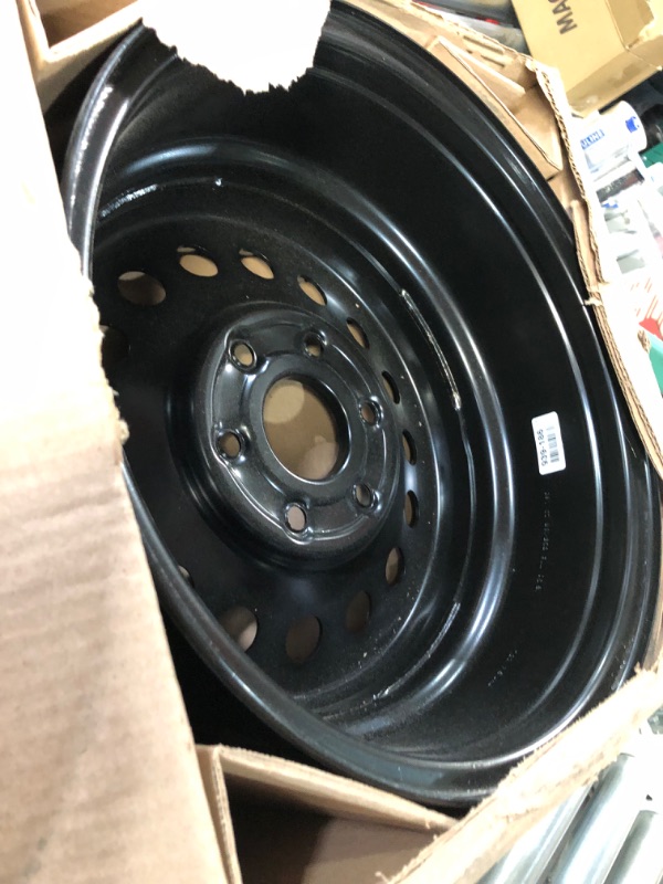 Photo 1 of Dorman 939-186 17 x 7.5 In. Steel Wheel Compatible with Select Cadillac / Chevrolet / GMC Models, Black