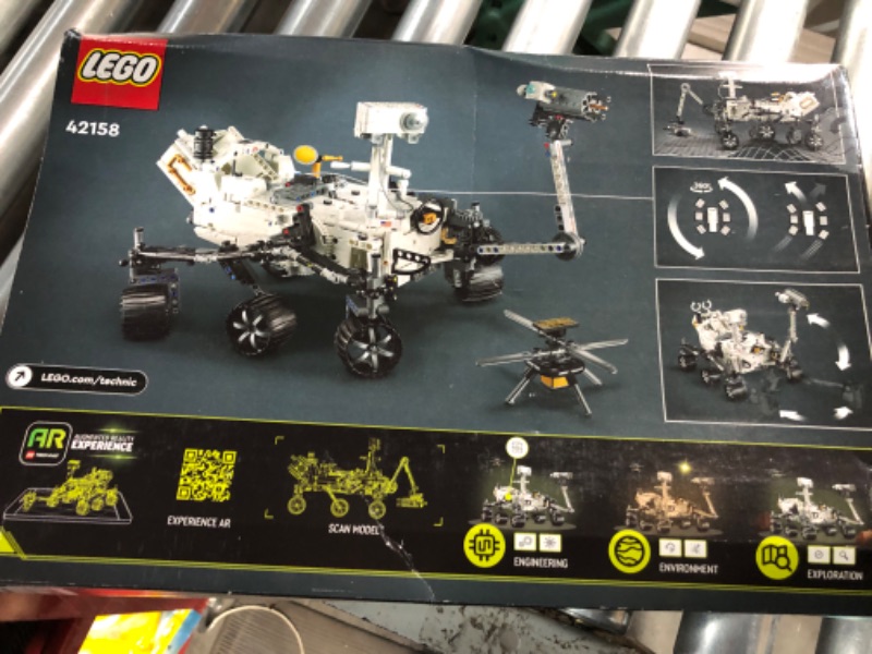 Photo 1 of LEGO Technic NASA Mars Rover Perseverance 42158 Advanced Building Kit for Kids Ages 10 and Up, NASA Toy with Replica Ingenuity Helicopter, Great Gift for Kids Who Love Engineering and Science Projects