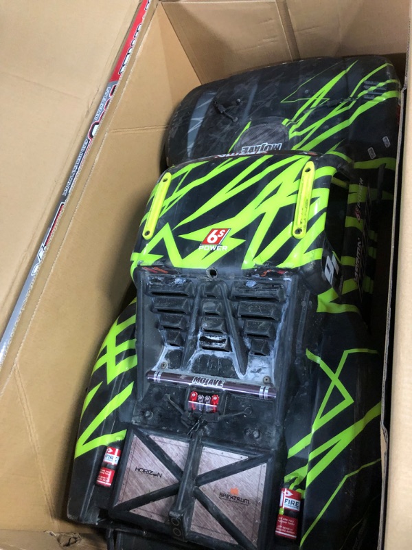 Photo 3 of ARRMA RC Truck 1/7 Mojave 6S V2 4WD BLX Desert Truck with Spektrum Firma (Ready-to-Run), Green/Black, ARA7604V2T1