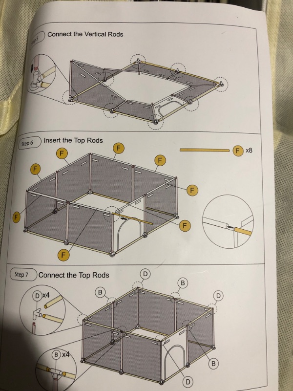 Photo 3 of * used * see images * 
Baby Playpen 51" X 51"