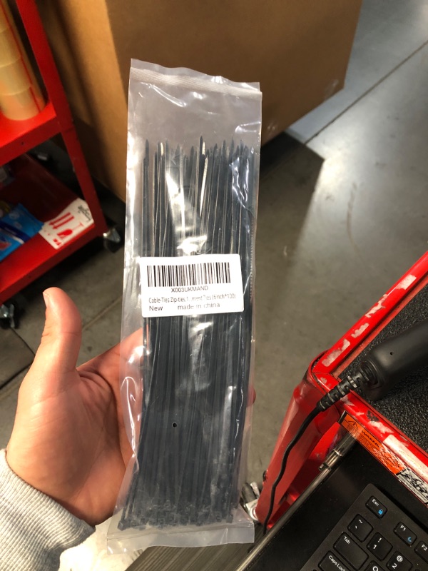 Photo 1 of 100 PACK OF ZIP TIES 