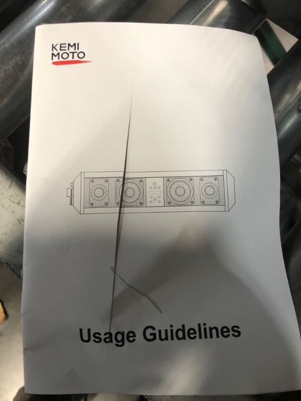 Photo 5 of KEMIMOTO UTV Sound Bar 18 Inch SXS Speaker RGB Wireless Control Bluetooth Compatible with 2X Tweeter and 2X Subwoofer Compatible with Polaris Can am Honda CForce, for 1.56"- 2.25" Roll Cage 18" With RGB Light