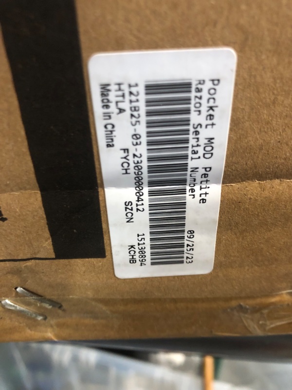 Photo 1 of Razor Pocket Mod Petite - 12V Miniature Euro-Style Electric Scooter for Ages 7+, 100-watt Motor, Up to 40 min Ride Time, For Riders up to 110 lbs