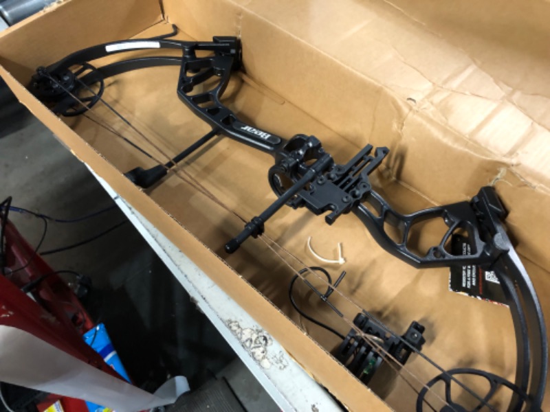 Photo 1 of ***SEE NOTES***Bear Archery Royale Ready to Hunt Compound Bow Package for Adults and Youth, 12”- 27” Draw Length, 5-50 Lbs Draw Weight, Up to 290 FPS, Limbs Made in USA, Limited Life-Time Warranty Left Hand Shadow