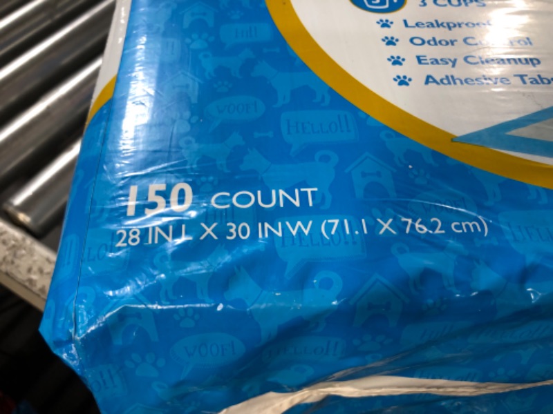 Photo 2 of Grreat Choice Dog Extra Large Pads for Puppy Training, Indoor Dogs or Apartment Living, or Dogs with Incontinence, Disposable Polymer Quick Dry No Leaking Pee Pads for Dogs, Cats, Rabbits, 150 Count