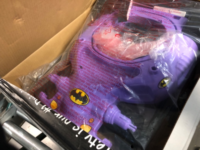 Photo 2 of **USED/HAIR ON PARTS**
KidsEmbrace Batgirl Baby Activity Walker, DC Comics Car, Music and Lights, Purple