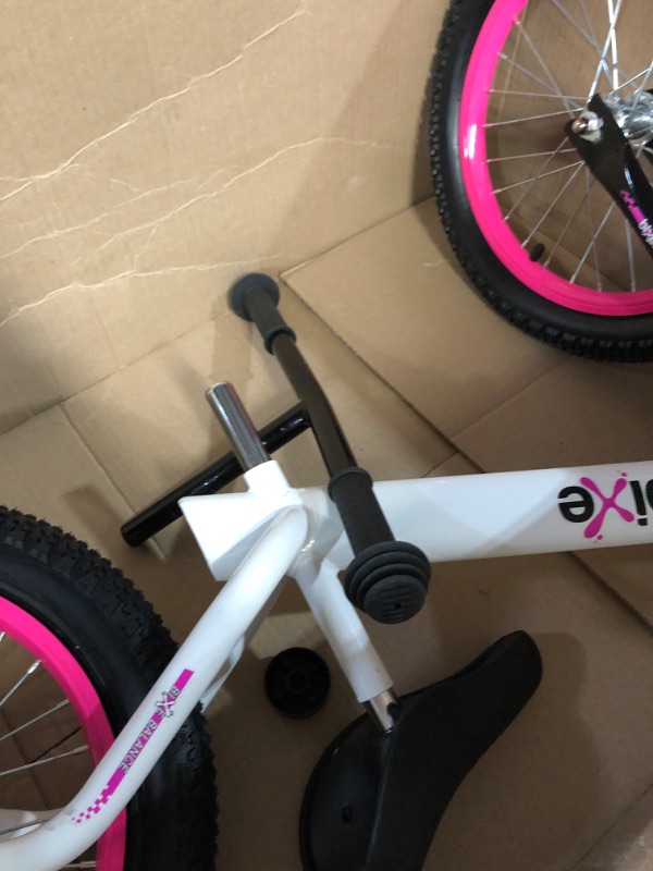 Photo 7 of **POSSIBLE MISSING HARDWARE**
 Bixe Balance Bike: for Big Kids Aged 4, 5, 6, 7, 8 and 9 Years Old - No Pedal Sport Training Bicycle | 16inch Wheel Pink