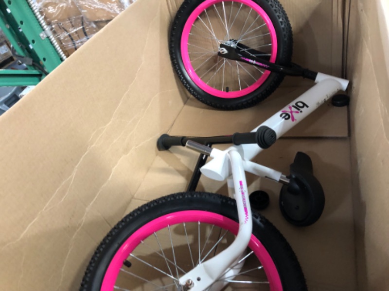 Photo 3 of **POSSIBLE MISSING HARDWARE**
 Bixe Balance Bike: for Big Kids Aged 4, 5, 6, 7, 8 and 9 Years Old - No Pedal Sport Training Bicycle | 16inch Wheel Pink