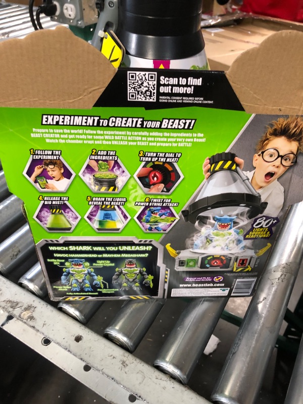 Photo 1 of Beast Lab – Shark Beast Creator. Add Ingredients & Follow The Experiment's Steps to Create Your Beast! with Real Bio Mist & 80+ Lights, Sounds and Reactions – Shark Style May Vary Sharks