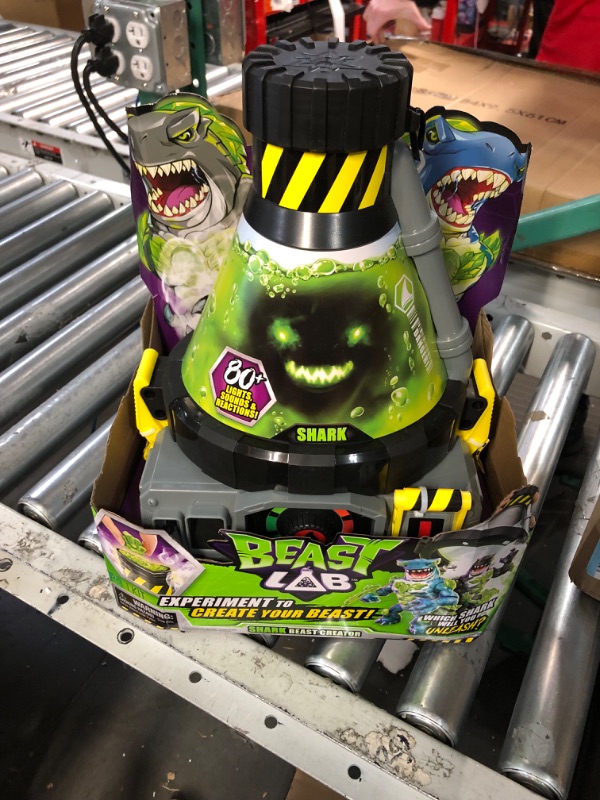 Photo 1 of Beast Lab – Shark Beast Creator. Add Ingredients & Follow The Experiment's Steps to Create Your Beast! with Real Bio Mist & 80+ Lights, Sounds and Reactions – Shark Style May Vary Sharks
