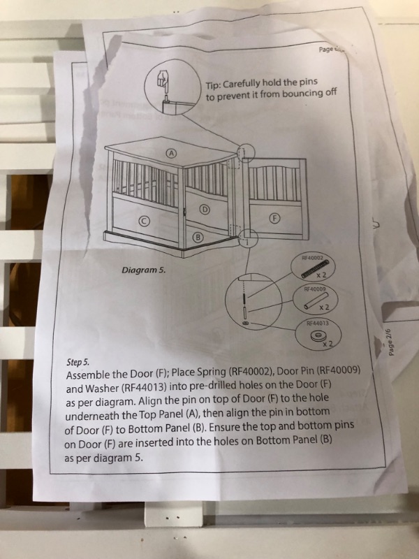 Photo 4 of ***NOT FUNCTIONAL - FOR PARTS ONLY - NONREFUNDABLE - SEE COMMENTS***
Pet Crate End Table-White White 20"W x 27.5"D x 24"H