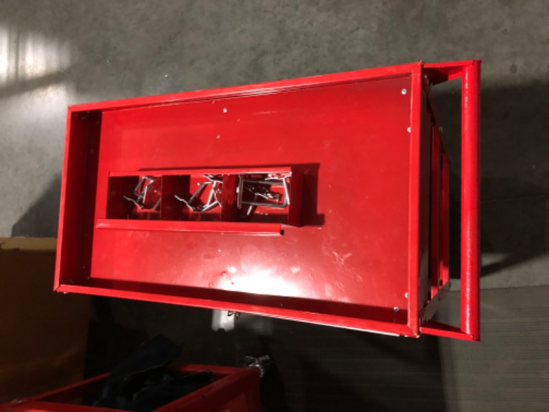 Photo 4 of ***USED - MISSING PARTS - PARTIALLY ASSEMBLED - NO PACKAGING***
SILVEL 3 Tier Rolling Tool Cart, 330 LBS Capacity Heavy Duty Utility Cart