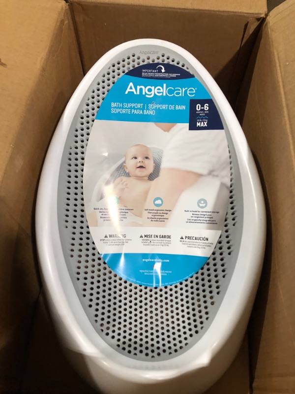 Photo 2 of Angelcare Baby Bath Support (Grey) | Ideal for Babies Less than 6 Months Old