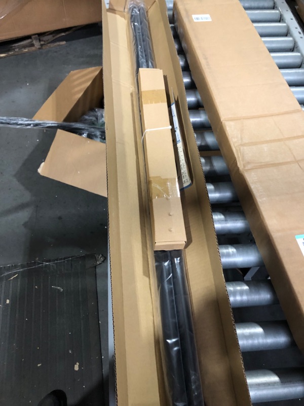 Photo 1 of 2 Pack Curtain Rod for Window 48-84’’(4-7ft), Matte Black Heavy Duty Curtain Rod 2 Pack
