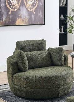 Photo 1 of (READ FULL POST)  Swivel Chair Storage Ottoman