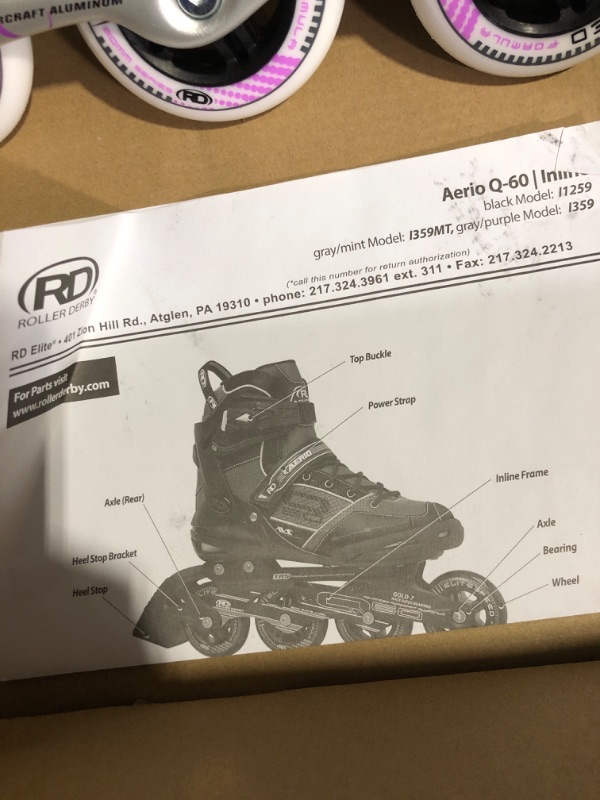 Photo 3 of * see all images * 
Roller Derby Aerio Women's Inline Skates 9 Purple